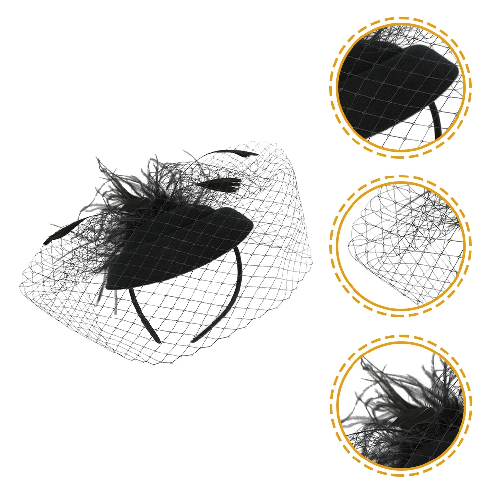 

Retro Head Hair Clip Women's Headwear Fascinator Hats for Tea Party Fascinators Fashion