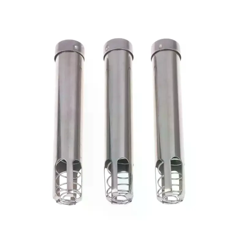 /JCS/Stainless Steel Automatic Pusher Simple Moxibustion Accessories Moxa Stick Roll Tool Accupuncture Massage 5Pcs