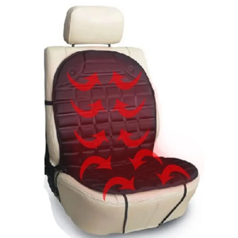 12V Heated Car Seat Cushion Cover Seat Heater Warmer Winter Household Cushion Cardriver Heated Seat Cushion Black Gray