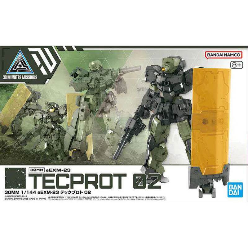 Bandai 30 Minutes Missions Model Kit 30MM Tecprot 02 Action Figure Collection Building Kit Anime Figures Toys For Men Gift