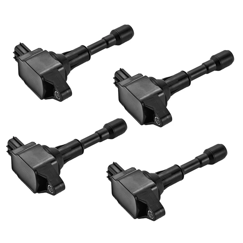 4Pcs Ignition Coil Component For Nissan Altima Cube Rogue Infiniti FX50 22448ED000, 22448JA00A, 22448JA00C, 610-50136 UF-549