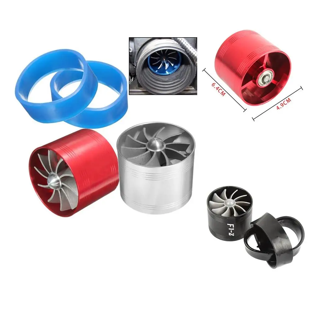 64.5mm x 50mm Air Intake Charger Fuel Supercharger Saver Fan