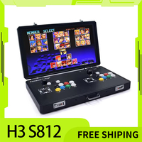 H3 S812 Retro Double Rocker Folding Portable Pandora Arcade Moonlight Box 24 inch Home Game Fighting Machine Double Game Machine