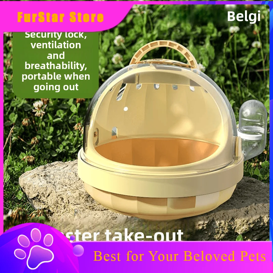 FurStarPortable Hamster Travel Cage Chipmunk Dwarf Mouse Cage Bolsa Para Pet Rat Accesorios Small Animals Carriers Pet Supplie
