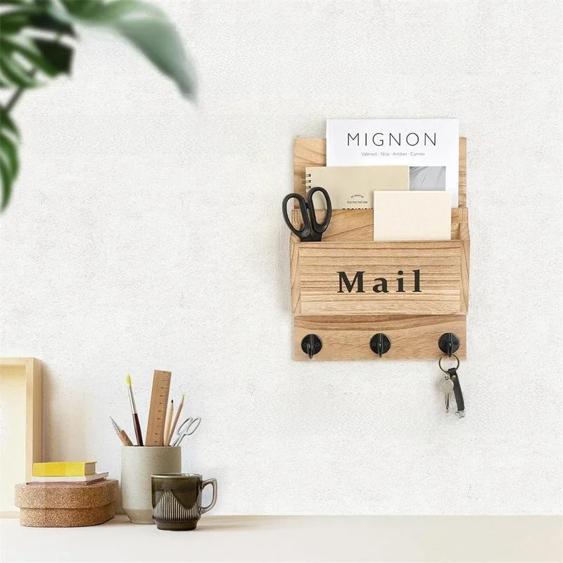 wooden-key-holder-wall-mounted-letter-mail-storage-rack-divided-magazine-rack-with-hooks-for-door-back-clothes-hanger