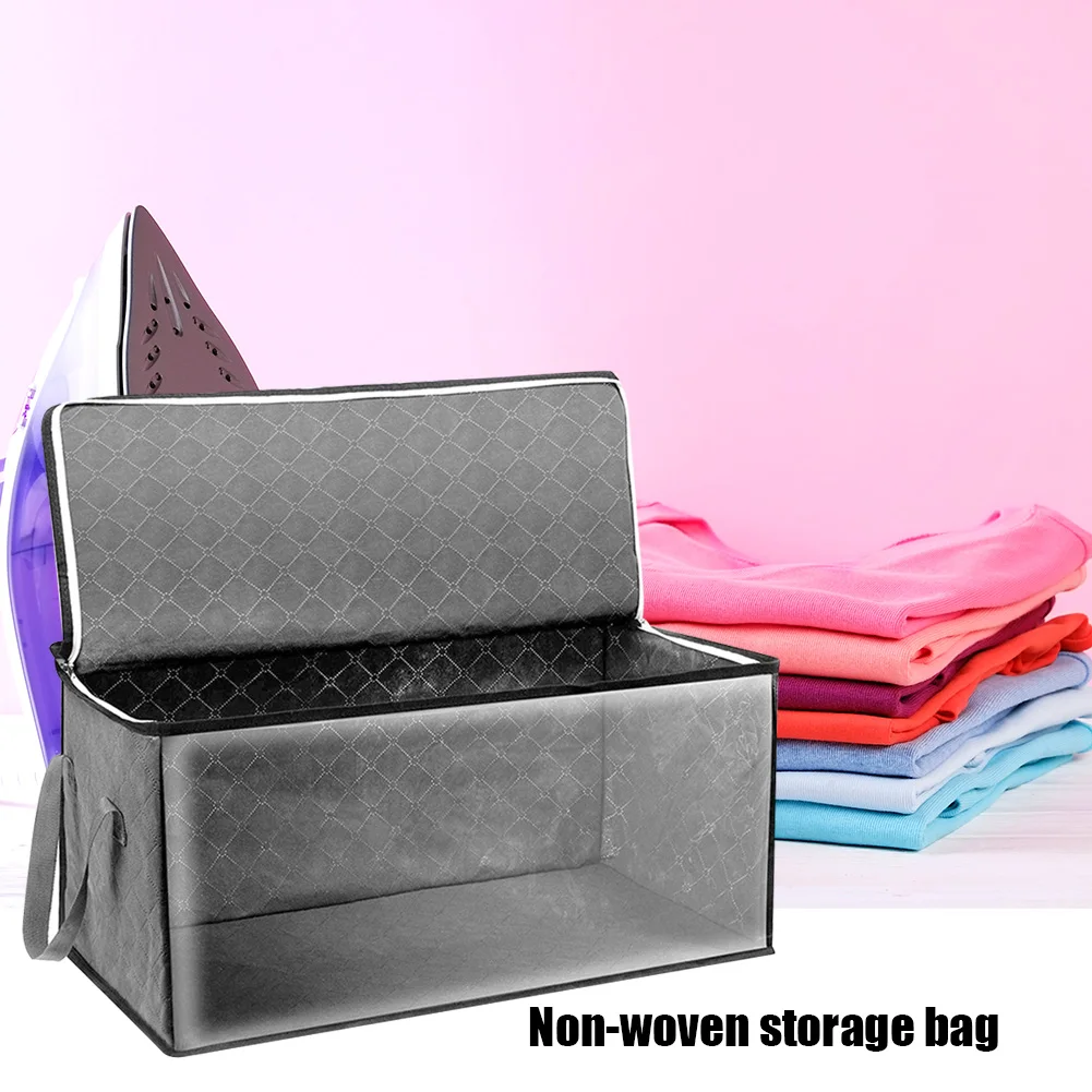 

Foldable Storage Bag Non-Woven Pillow Sweater Quilts Organizer Box for Home Bedroom Wardrobe Closet Clothes Storage Bags