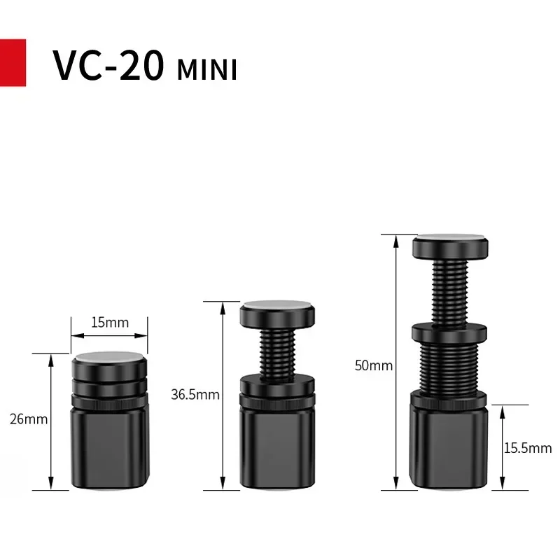 VC-20 MINI Aluminum-magnesium Screw Bracket Graphics Card Support Frame Graphics Card Telescopic Rotating Bracket for ITX+MATX