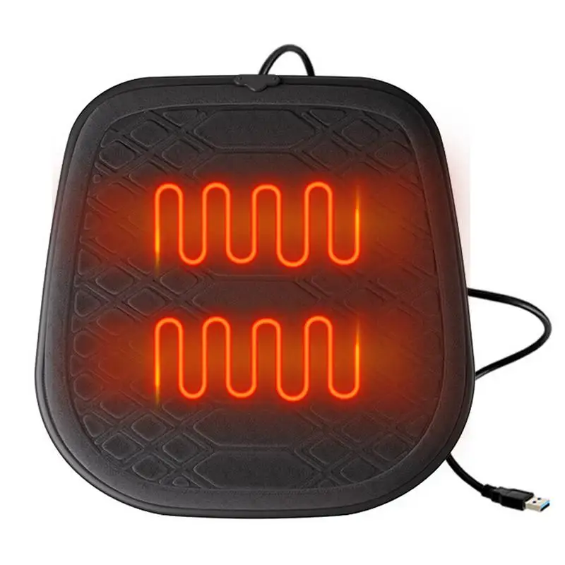 Heated Car Seat Cushion Winter Seat Warmer Adjustable Temperature Seat Cover Heating Pad for Cars Trucks SUV Chair Cushion