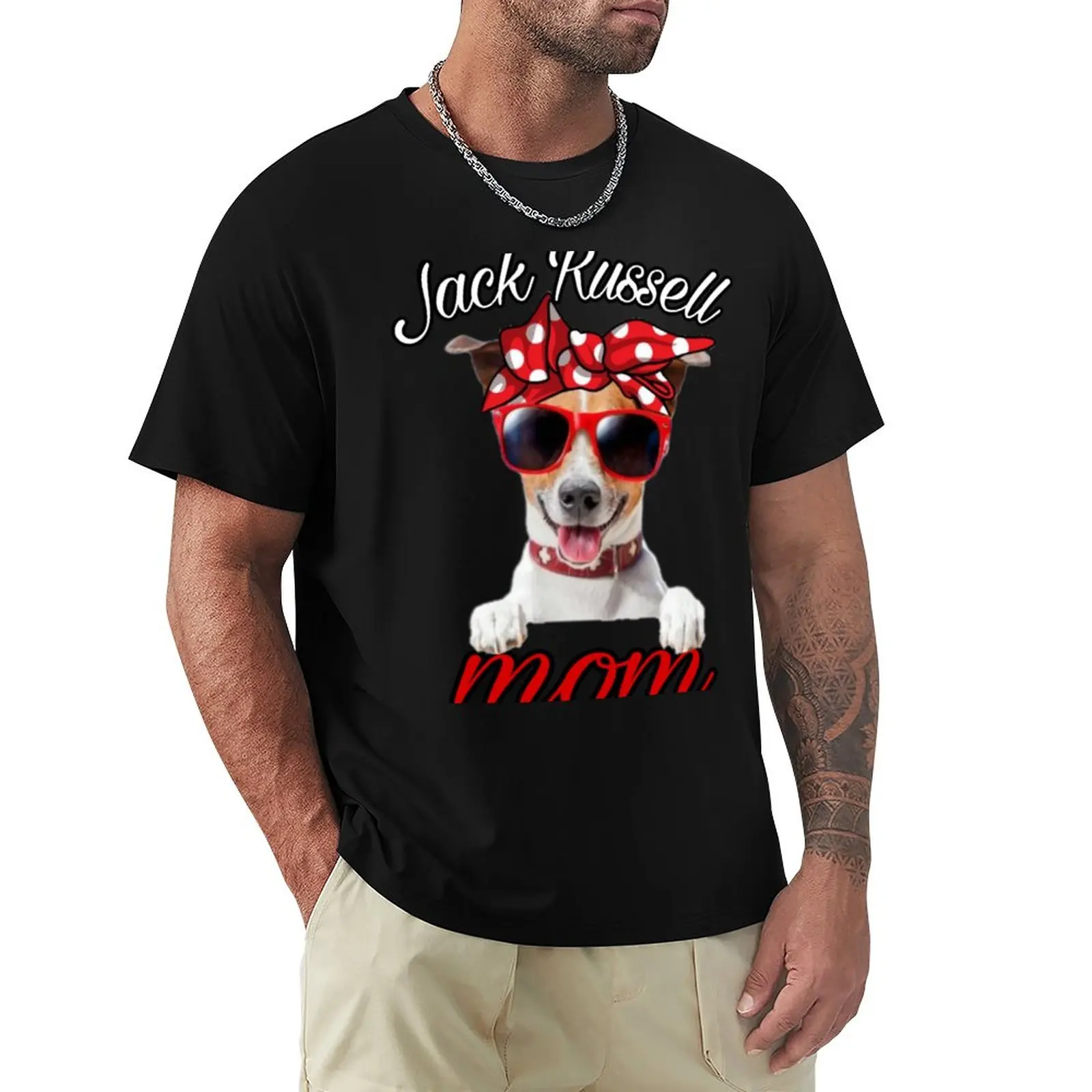 

Jack Russell mom T-shirt T-Shirt shirts graphic tees cat shirts black t shirts mens t shirt