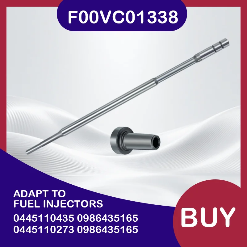 4PCS F00VC01338 Diesel Injector Control Valve Compatible With For 0445110248 0445110273 0445110247 0445110435 LF1242……
