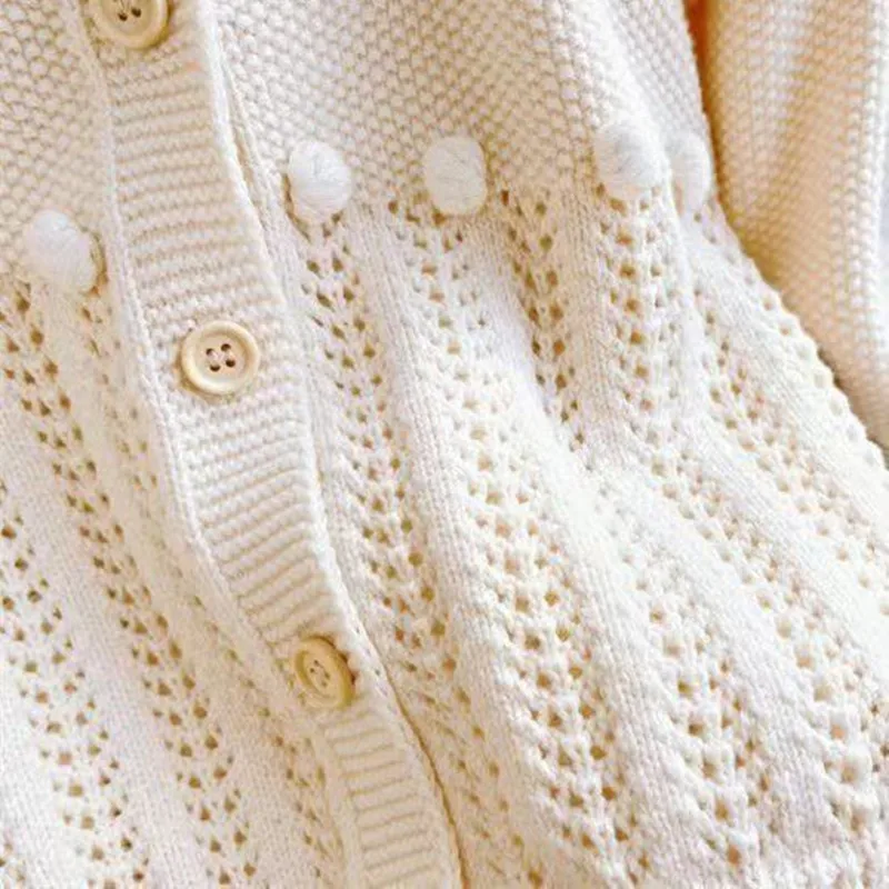 Girls Cardigan Spring and Autumn Girls Baby Sweater 2023 New Baby Wool Foreign Style Korean Version Top Girls Cardigan Sweater