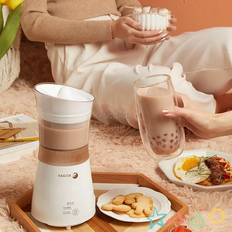 3 in 1 Electric Coffee Maker Multifunctional Mini Portable Milk Tea Machine Automatic Tea Maker DIY Milk Tea Fruit Tea 380ml