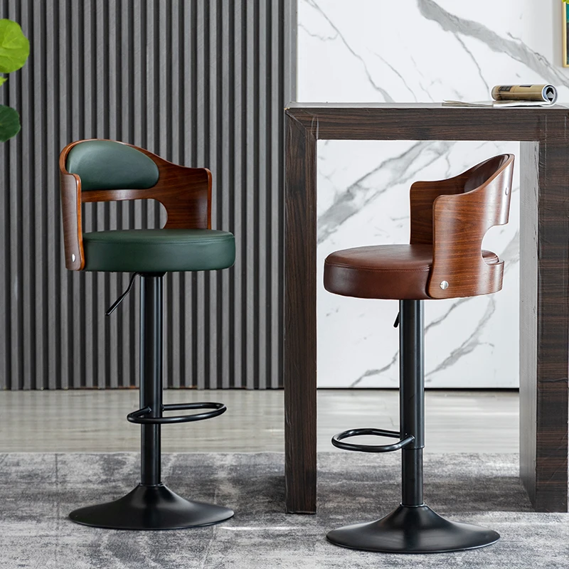 

Barber Ultralight Bar Stools Nordic American Midcentury Counter Luxury Design Vanity Bar Stools Unique Sturdy Muebles Furniture