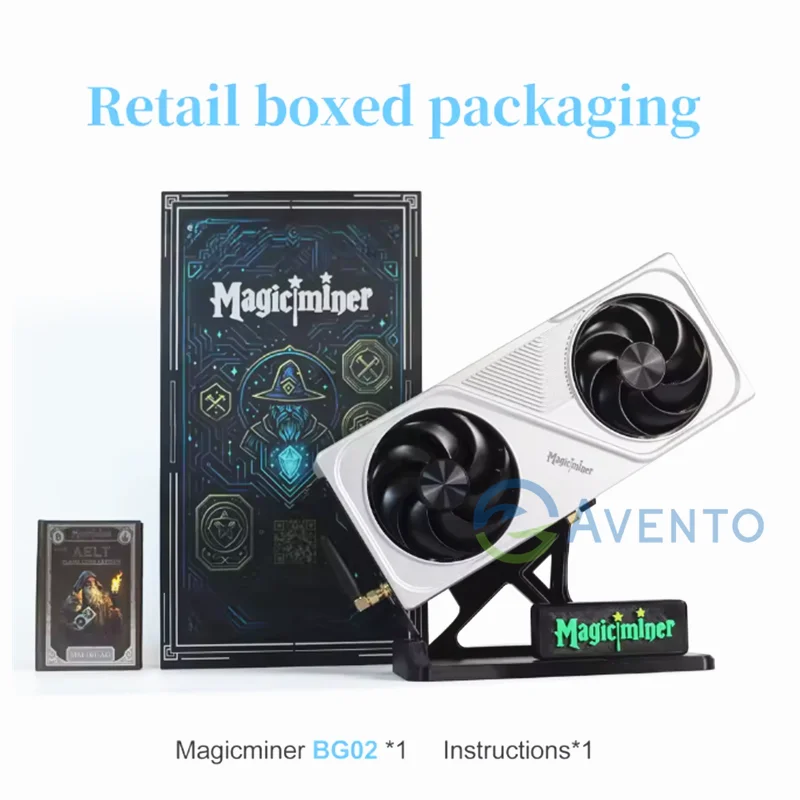 BG01/BG02 Magicminer Solo Miner Home Lottery Miner ｜Supports BTC/BCH etc.｜WiFi & RJ45｜Web Control ｜4.5/7TH/s 120/150W