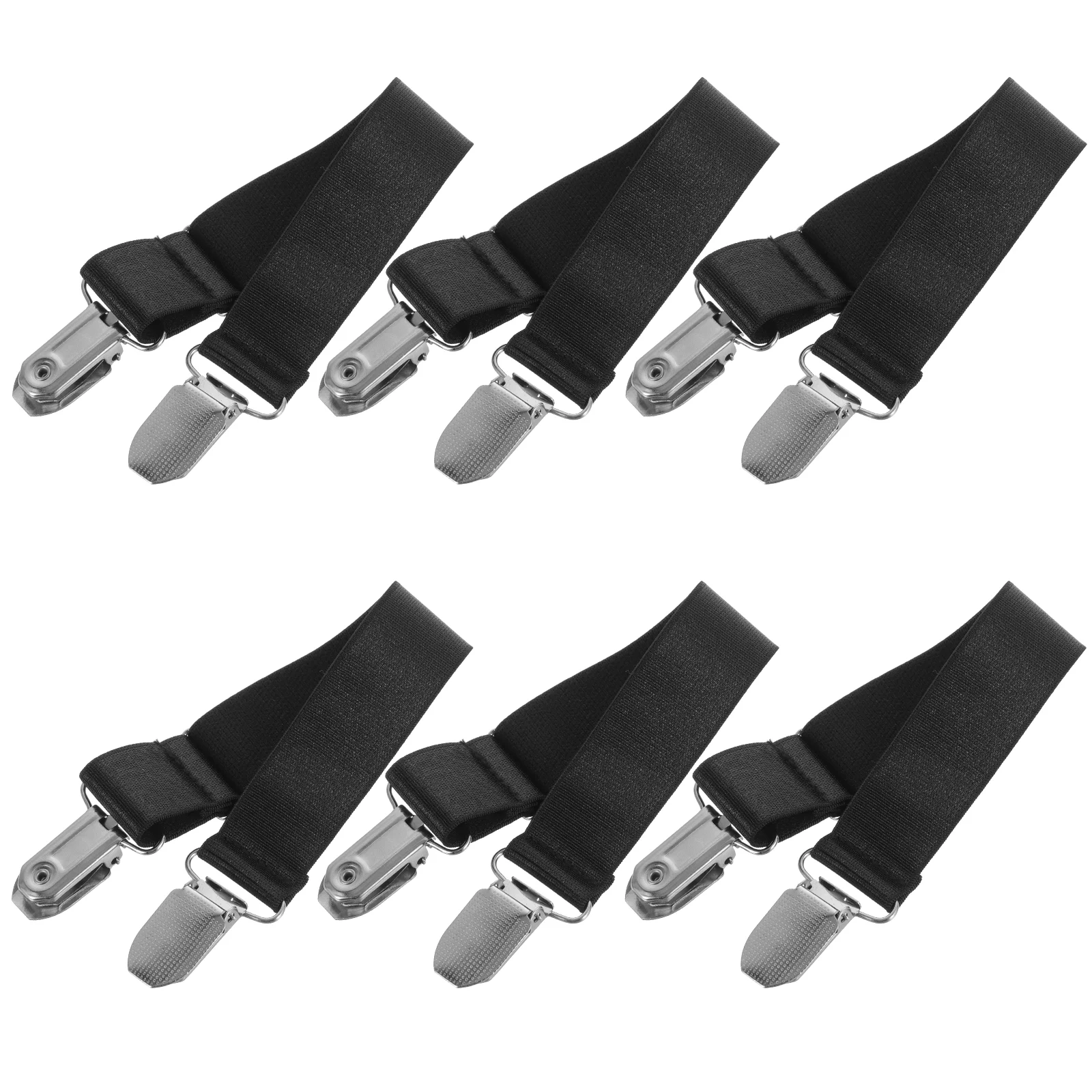 

6 Pcs Boots Clip Motorcycle Riding Pant Leg Miss Black Pants Clips Elastic Straps Delicate