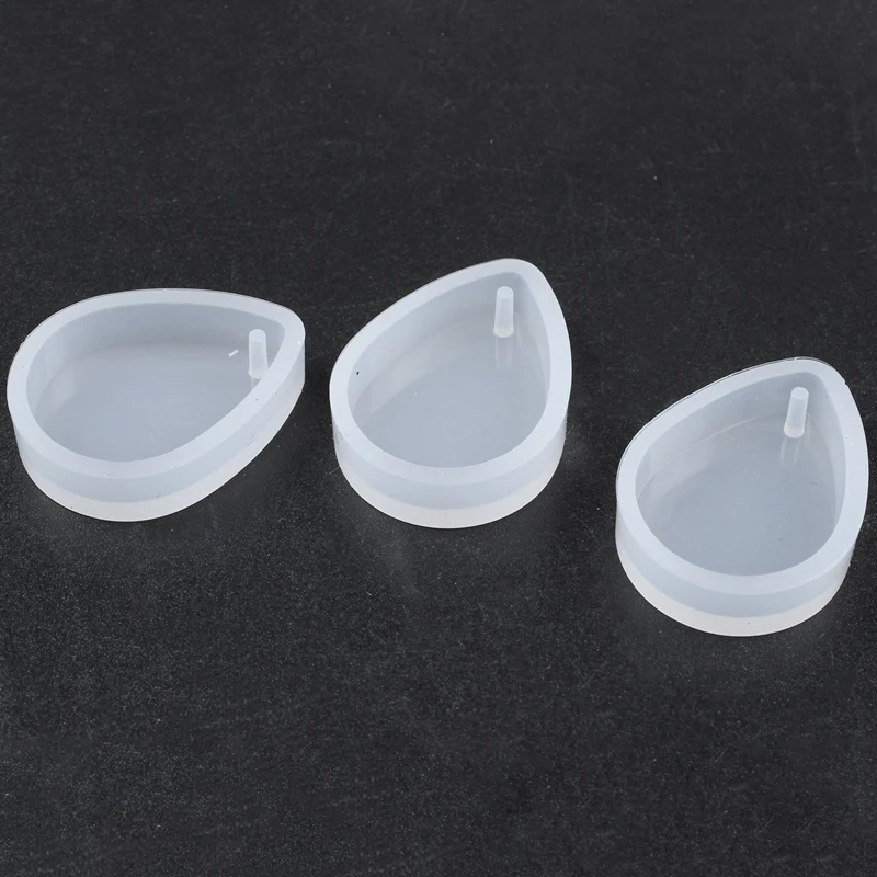 15 حزمة سيليكون الراتنج قلادة قالب قوالب المجوهرات مع ثقب معلق Diy بها بنفسك مجوهرات الحرفية صنع 5 الأشكال