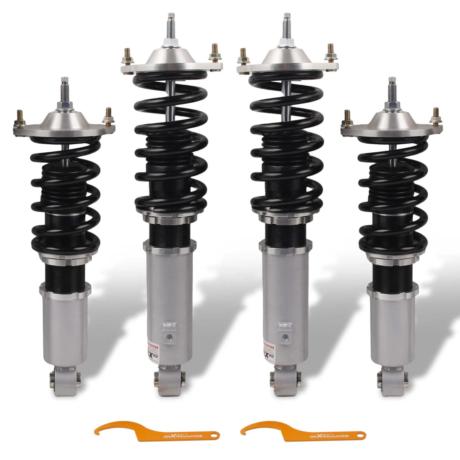 Zestaw zawieszenia maXpeedingrods Coilovers z regulowanym amortyzatorem do Mazda Miata MX-5 1990-2005 szary