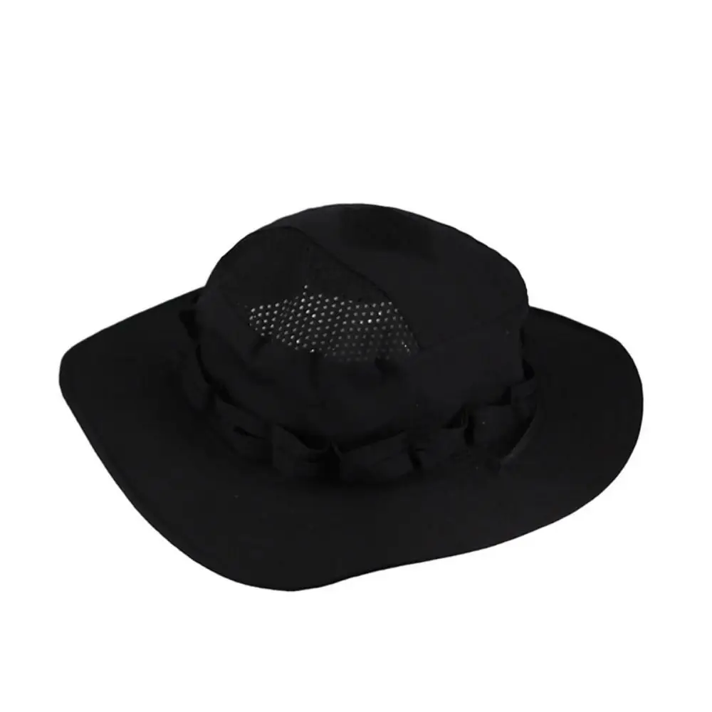 

Large Brim Fisherman Hat Breathable Sunscreen Bucket Benny Hats Foldable UV Protection Multicam Fishing Sun Cap Fishing