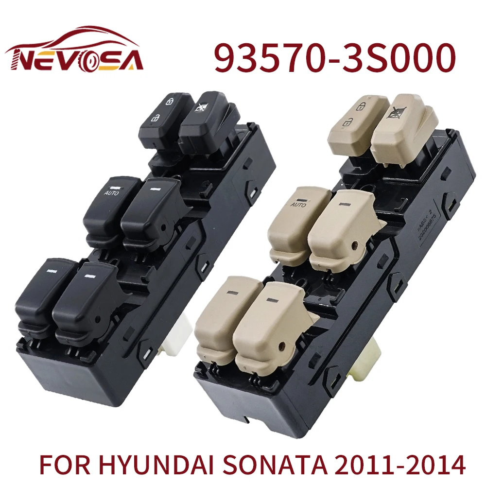 

93570-3S000 For Hyundai Sonata 2011-2014 Auto Power Window Switch Control Car Parts Accessories Regulator Lock 16Pins 935703S000