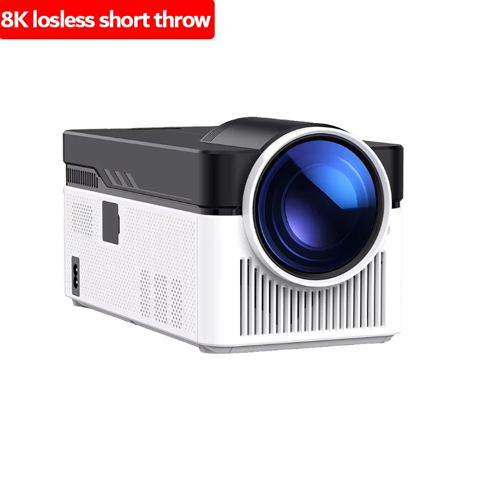 ZXY LONNST Proyector HY450 de alcance ultracorto Allwinner H716 Offset automático BT5.4 WIFI6 Asistente de voz Cine en casa