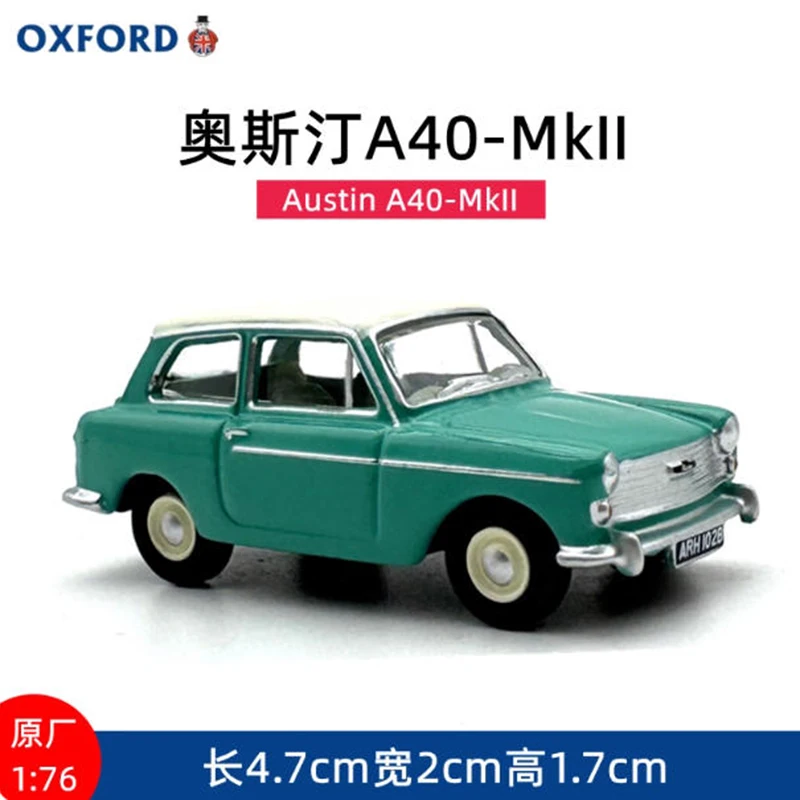 

OXFORD 1/76 Austin A40-MkII модель автомобиля из сплава, статическая коллекция, украшенные праздничные подарки, игрушки