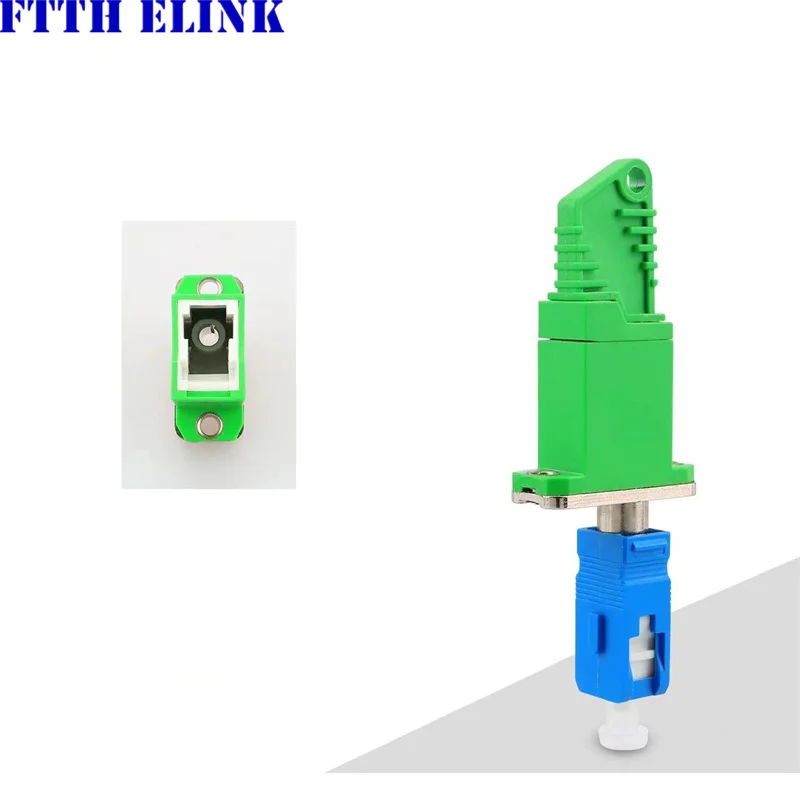 2pcs Fiber optic adapter E2000/APC-SC FM female-male conversion joint high-quality fiber optic coupler free shipping FTTH ELINK