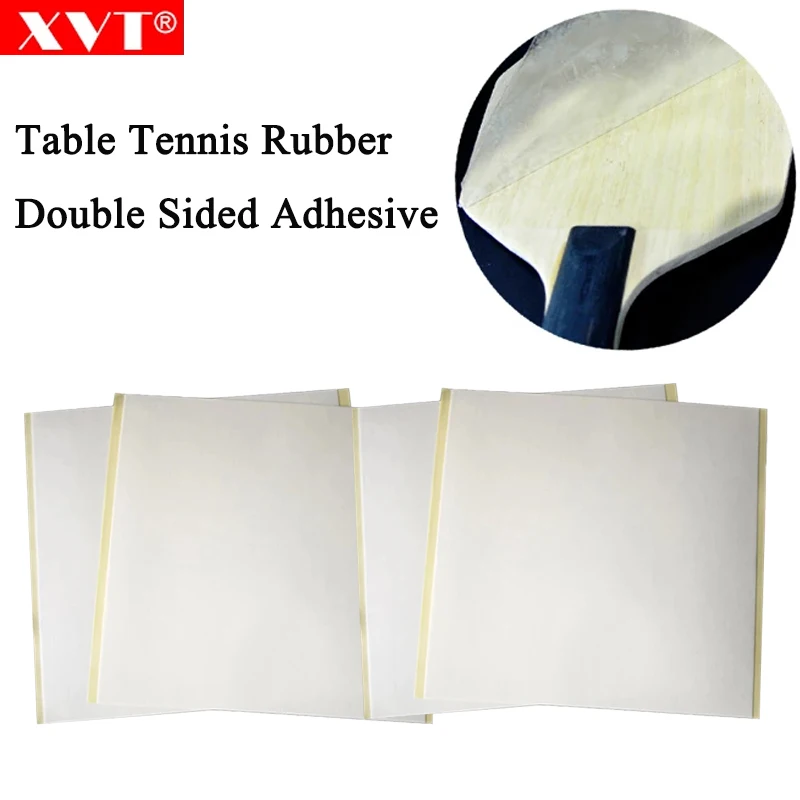 

XVT Table Tennis Rubber Double Sided Adhesive Paper Ping Pong Rubber Glue Paper Easy-to-use Adhesive for Ping Pong Racket