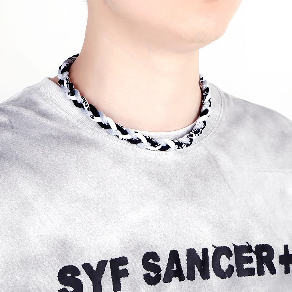 Baseball Necklace Three Braided Rope Necklace Sport Fan Necklaces Woven Necklace for Teenager Baseball Sports Team