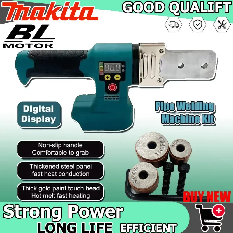 

Makita Electric Pipe Welding Machine Cordless Fuser PPR PE Soldering Iron Plastic Tube PP Heating Hot Melt No Battery Tool
