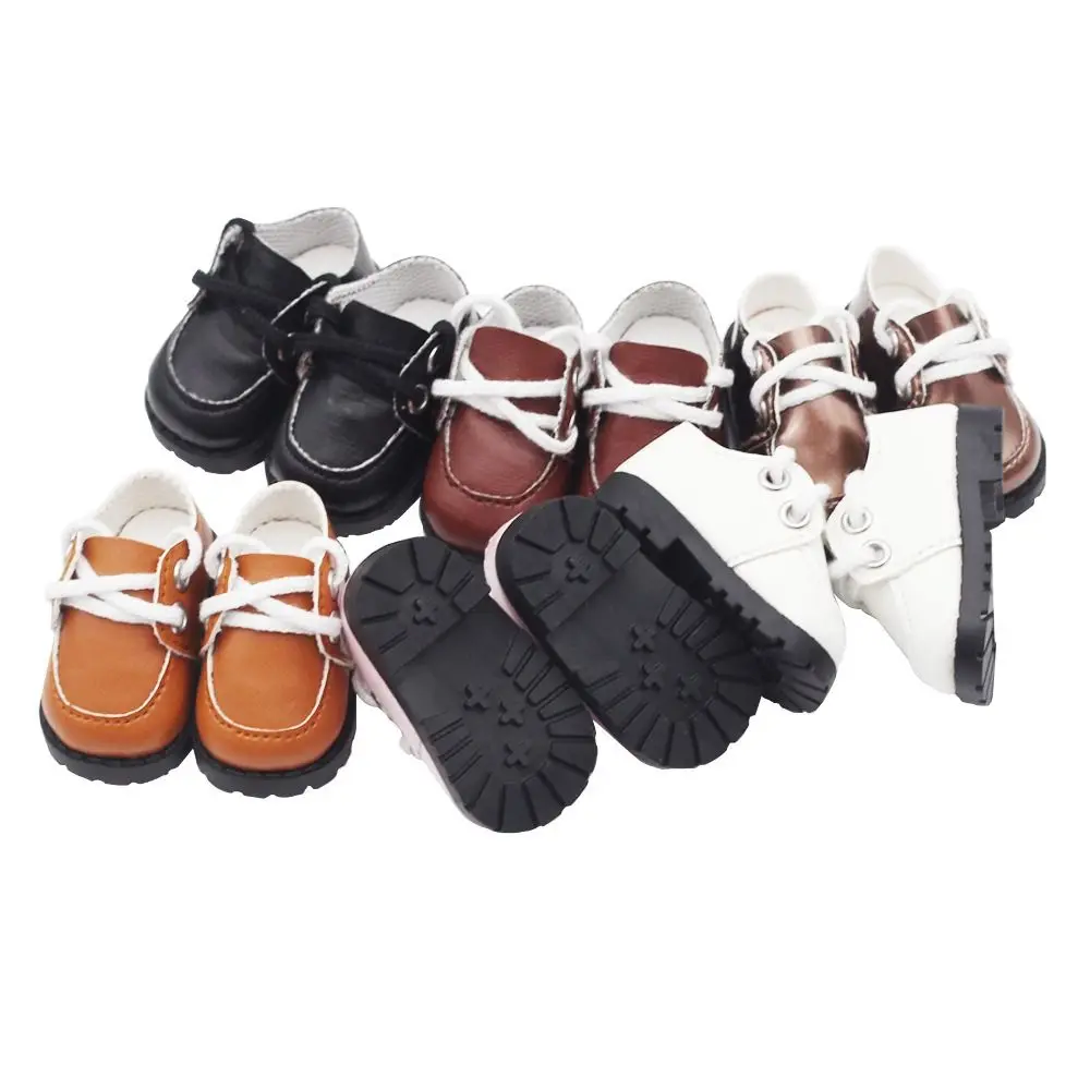 High Quality Leather Material Doll Shoes College Style 6 Colors Casual Wear Shoes Fashion Boots 1/12 Dolls