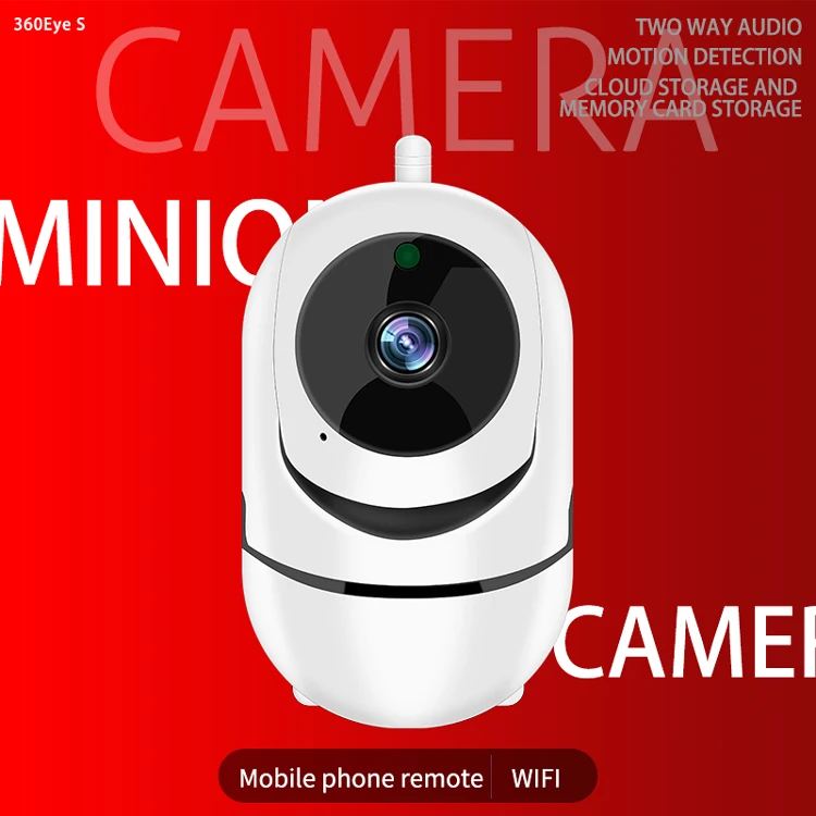 2MP 1080P 360Eyes  Wireless PTZ  Intercom IP Camera Noise Reduction IR Night Vision Home Security Baby Monitor