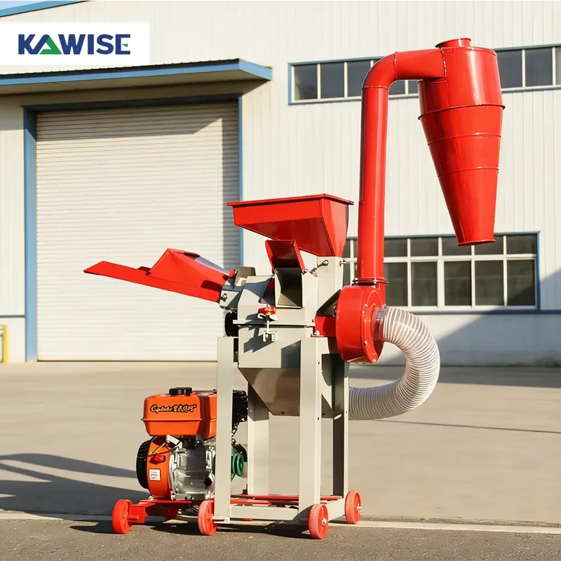 Pulping Crusher Machine for Wet Grass Dry Fodder Corn and Grain Processing on Farms view 3