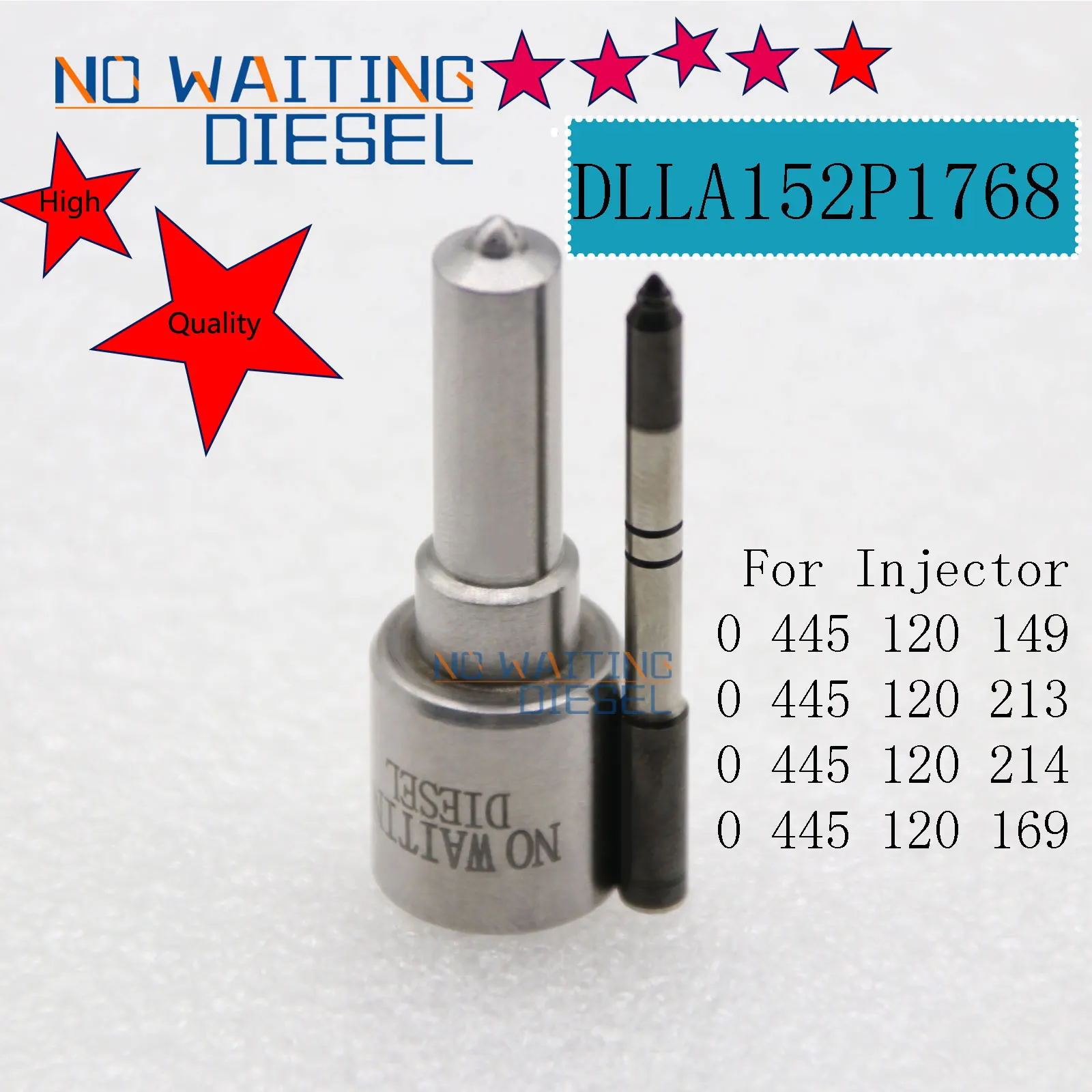 

NO WAITING DLLA152P1768 Oil Pump Nozzle For Injector 0445120149 0445120213 0445120214 0445120169