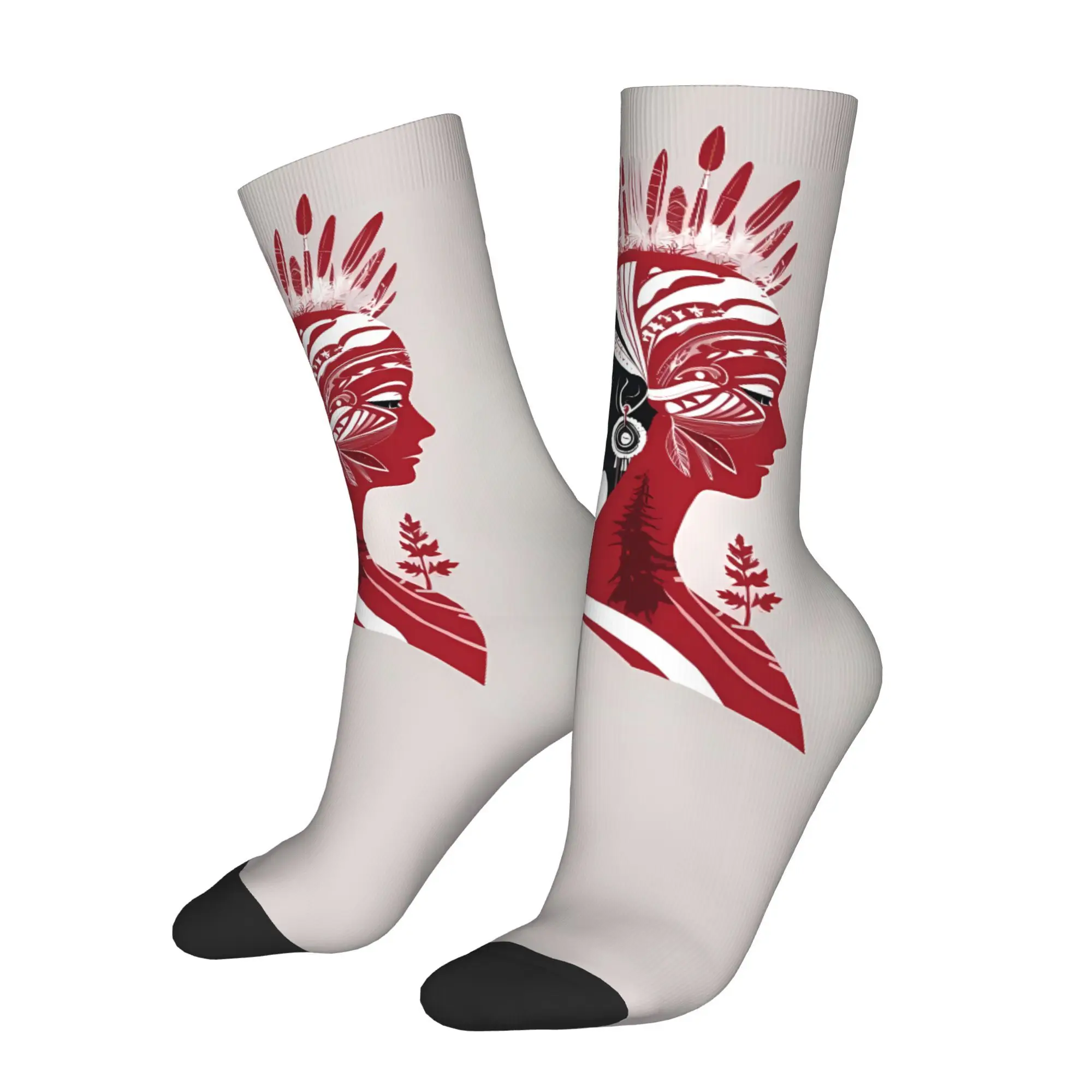 

Носки в стиле Характеристики африканской женщины с принтом для мужчин из полиэстера