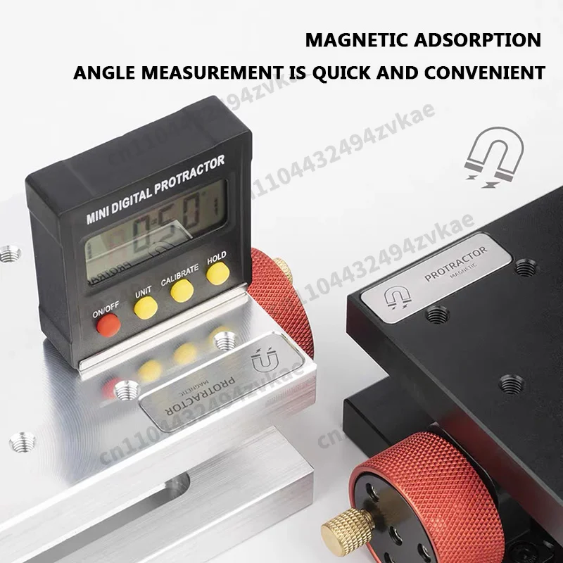 adjustable angle tilt punch multi-functional woodworkingpositioning fixture fixture digital inclinometerAluminum alloy