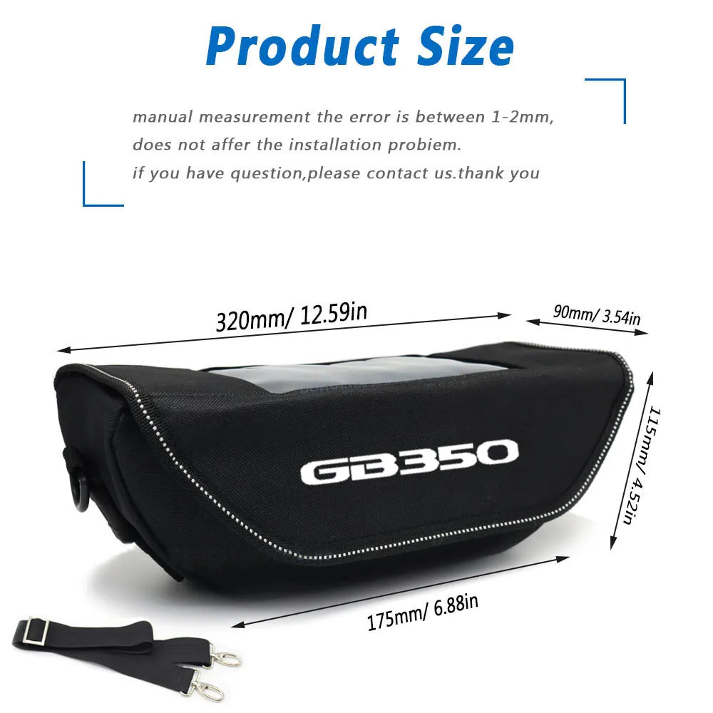 For honda CB350 Motorcycle accessory Waterproof And Dustproof Handlebar Storage Bag navigation bag
