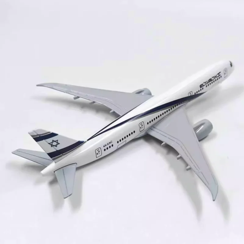 حوالي 19 سنتيمتر طويلة B787 سبيكة نموذج طائرة مجموعة ثابتة زينت هدايا العيد اللعب هدية تذكارية