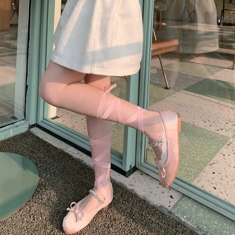 

New Breathable Ballet Boat Socks Spring Summer Y2K Low Cut Socks Solid Color Sweet Invisible Stockings