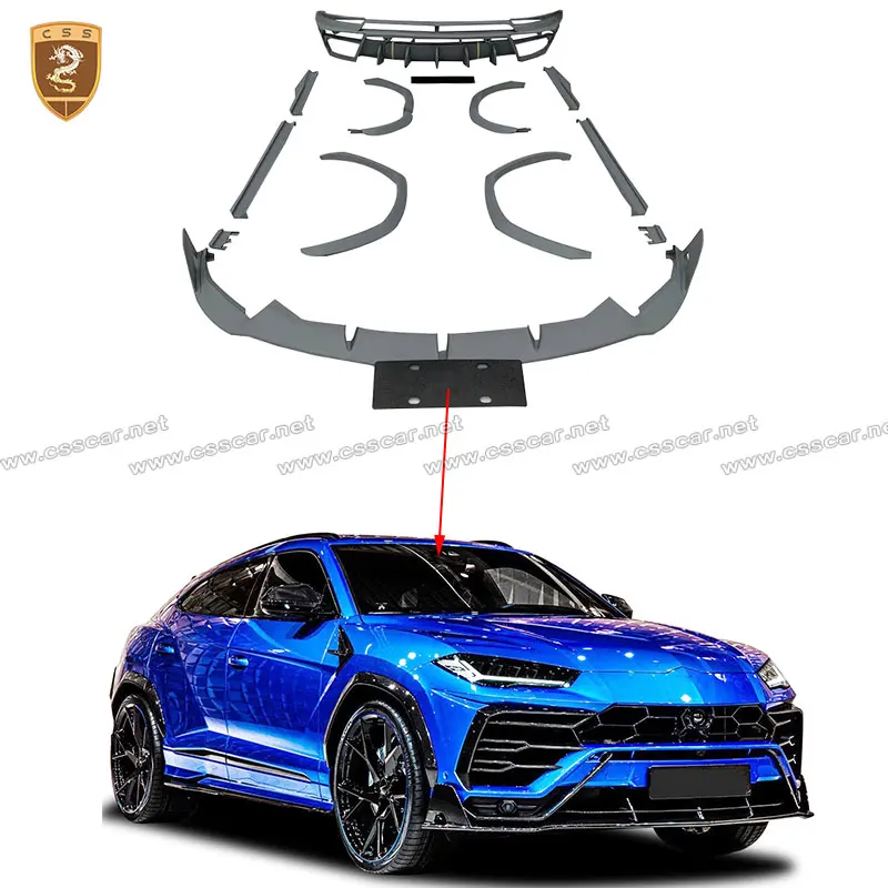 For Lamborgini URUS Body Kits High Quality Dry Carbon Fiber MS Style Front Bumper Diffuser Side Skirts Rear Lip Auto Accessories