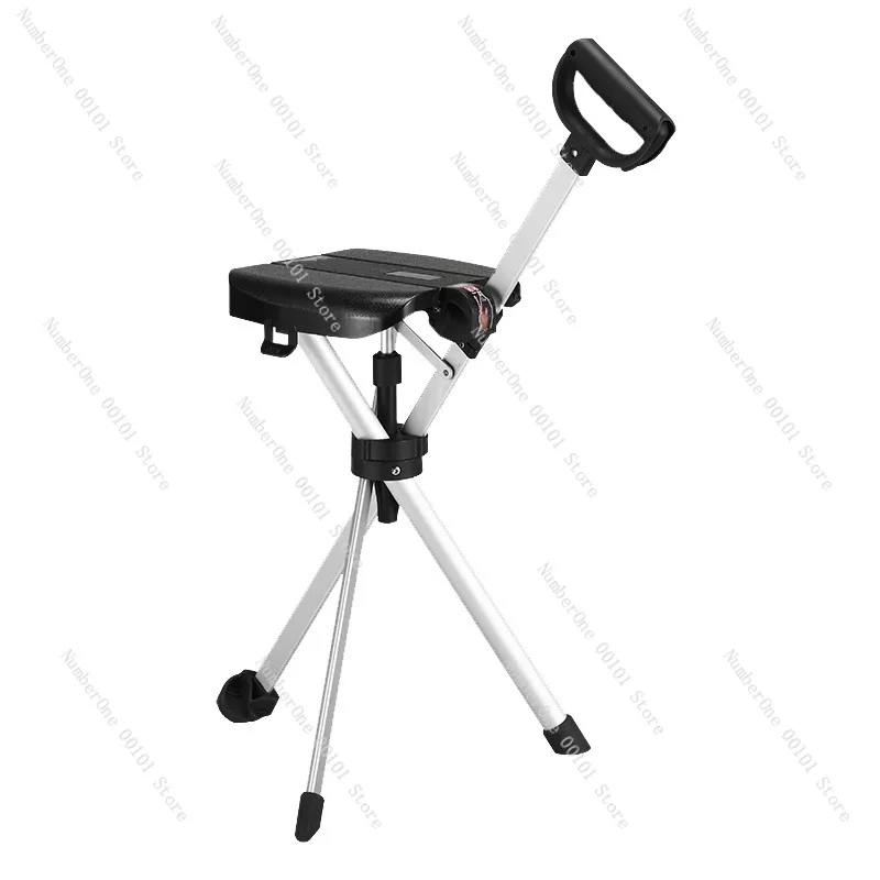 Multifunctional cane chair | Non-slip portable outdoor climbing cane stool for the elderly