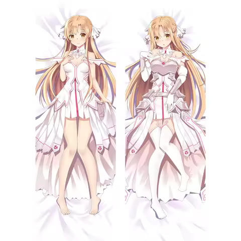 Sword Art Online Dakimakura Otaku Bedding Pillow Case Double Sided Yuuki Asuna Hugging Body Anime Pillow Case