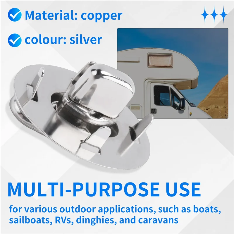 AEA7-10 peças Twist Lock Fastener Common Sense para barcos, barcos a vela, rvs, boates e caravanas