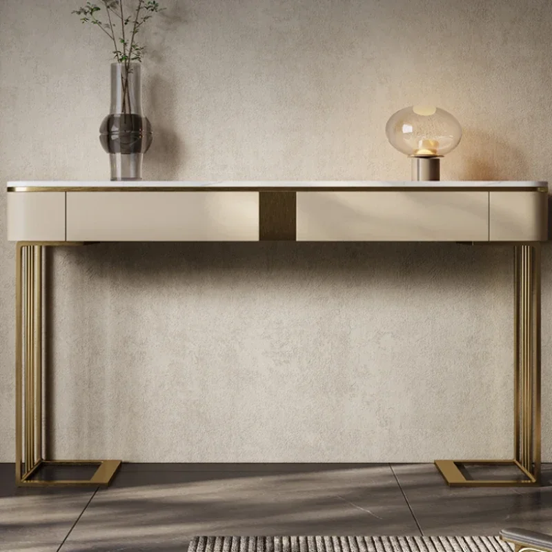 

Simple Doorway Side View Aisle Corridor Storage Stone Plate Console Tables