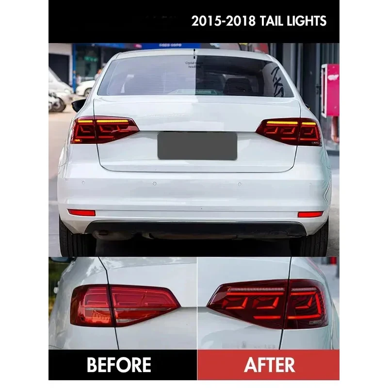 Top Quality Auto Parts Tail Lamp 12V Turn Signal LED Light Tails Assembly New Condition For 2015-2018 Car Accessories Assembly