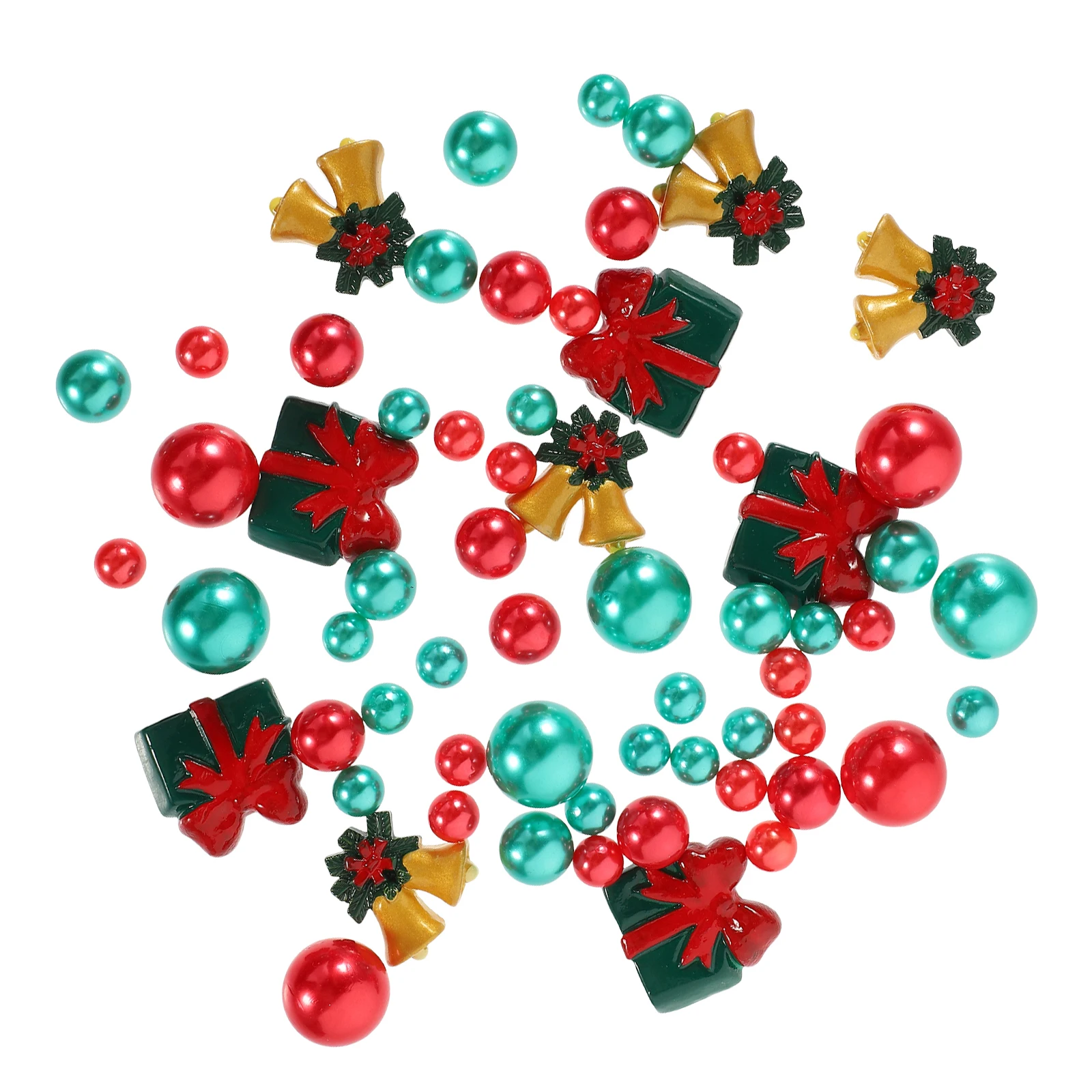 

1 set Fake Pearls Vase Decor Christmas Filler Ornaments Party Wedding Home Office Flower Acrylic Beads Holiday Floating