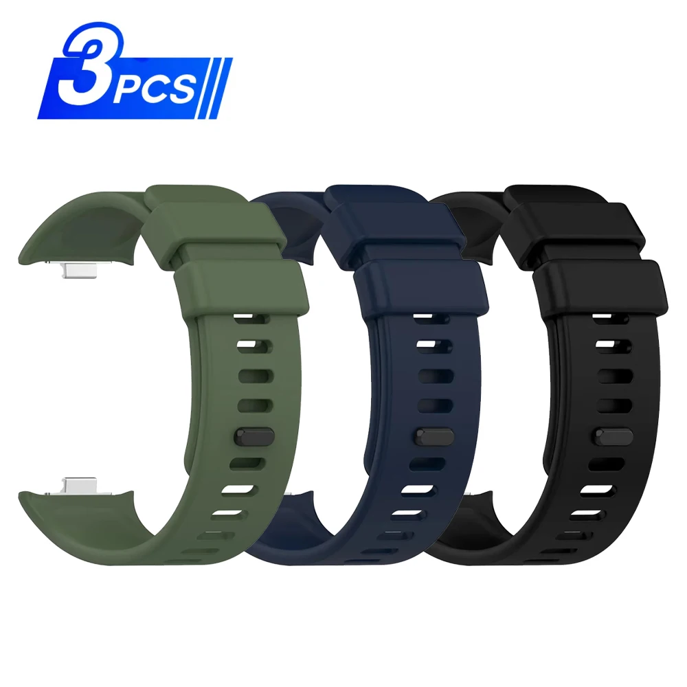 Sportarmband für Redmi Watch 4/5/6 Silikon-Ersatzarmband Correa Armband Pulseira für Xiaomi Band 10 Pro/9Pro/8Pro Gurt