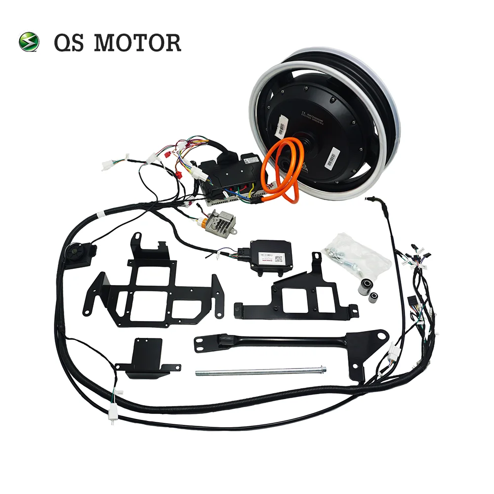 

QS Motor Honda Beat Fuel to Electricity Electric Hub Motor Conversion Kit with QS260 2000W Hub Motor