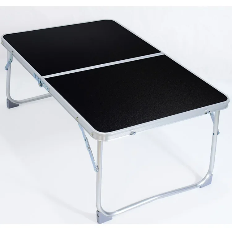 Portable Foldable Laptop Desk,Computer Table, Picnic Table, Breakfast Serving Bed Tray Folds In Half with Inner Storage Space