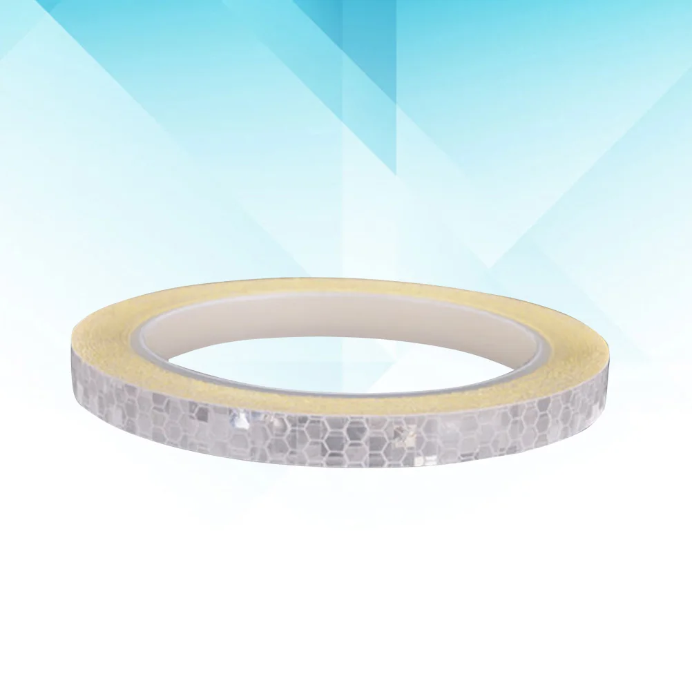 

2pcs Wheel Reflective Stickers Bike Wheel Safe Accessories Cycling Wheel Rim Stickers Reflective Decal Tape (Silver)