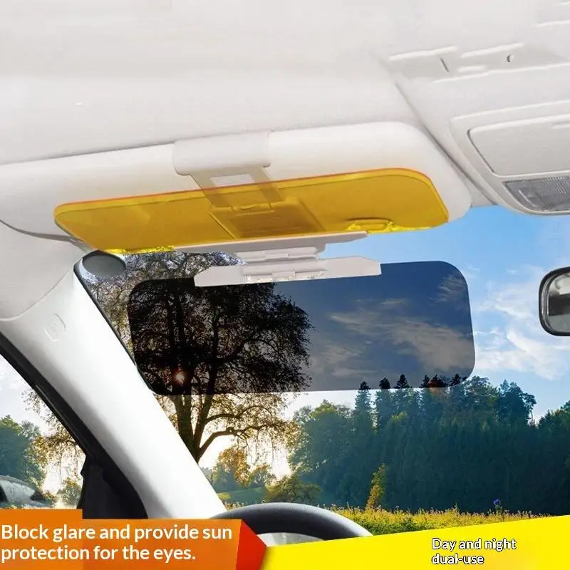 Car Sun Visor Driving Glasses Anti Glare Anti Strong Light Blue Light Blocking for Day Night Driver Use